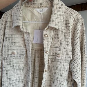 NWT Heavy Tweed Flannel